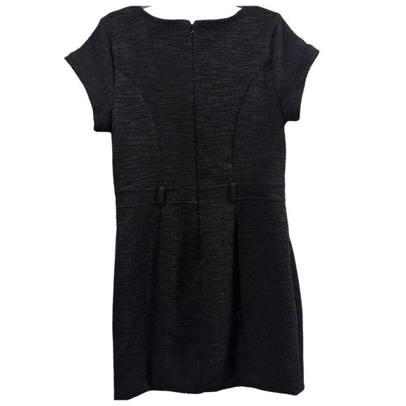 GUESS Black Textured Tweed Mini Dress – Size XL - Picture 3 of 4